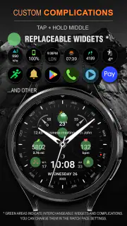 WFP 311 Modern watch face screenshot 4