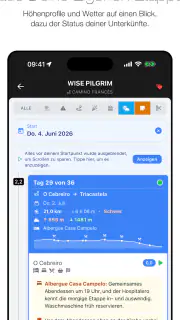 Wise Pilgrim Camino Francés screenshot 2