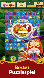 Witchy Wizard Match 3 Puzzle screenshot 2