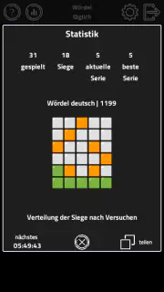 Wördel - tägliches Wortspiel screenshot 5