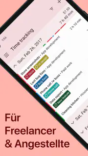 WorkingHours Zeiterfassung screenshot 1