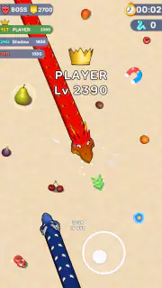 Worms .io Hungry Game screenshot 2