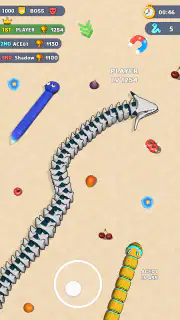 Worms .io Hungry Game screenshot 3