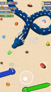 Worms .io Hungry Game screenshot 4