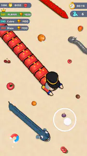 Worms .io Hungry Game screenshot 5