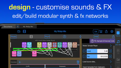 Wotja: Live Generative Music screenshot 4