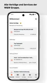 W&W Kundenportal screenshot 2