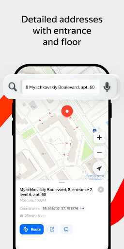 Yandex Maps and Navigator screenshot
