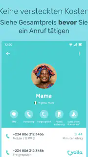 Yolla ins Ausland Telefonieren screenshot 7