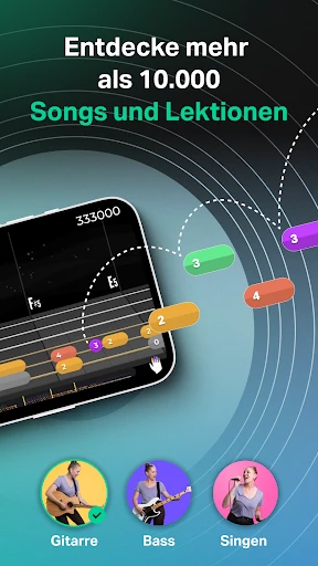 Yousician: Gitarre & Bass screenshot