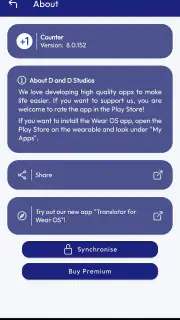 Zähler für Wear OS screenshot 6