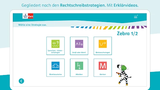 Zebra Deutsch Klasse 1-4 screenshot