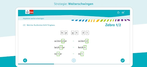 Zebra Deutsch Klasse 1-4 screenshot