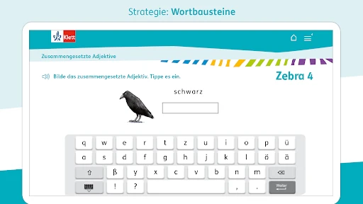 Zebra Deutsch Klasse 1-4 screenshot
