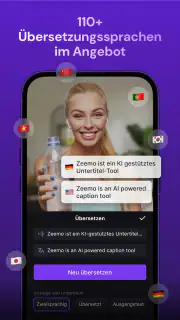 Zeemo:KI Video & Untertitel screenshot 3