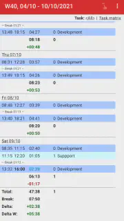 Zeiterfassung Pro screenshot 8