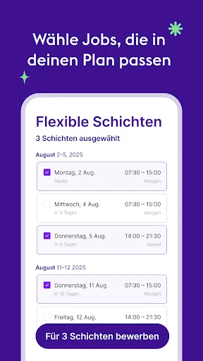 Zenjob - Flexible Nebenjobs screenshot