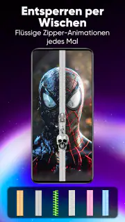 Zipper-Bildschirm Hintergrund screenshot 6