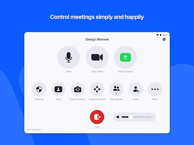 Zoom Rooms Controller screenshot