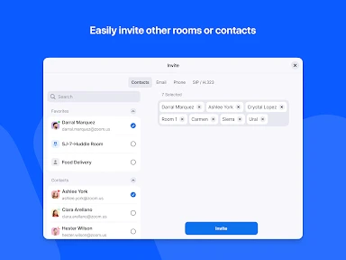 Zoom Rooms Controller screenshot