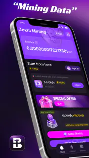 Zoxni Mining: Cloud Miner screenshot 1