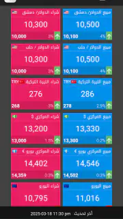 أسعار الصرف السورية screenshot 1