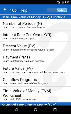 10bii Financial Calculator screenshot