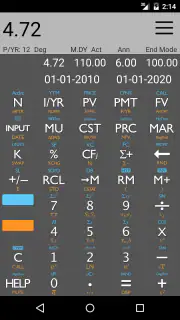 10bii Financial Calculator screenshot 2