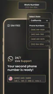 2nd Line+ Phone Number & eSIM screenshot 2