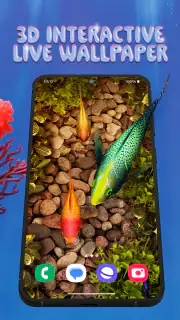 3D Fish Tank Live Wallpaper screenshot 1