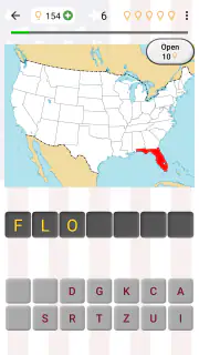 50 US States - American Quiz screenshot 6