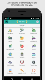 aCar - Car Management, Mileage screenshot 1
