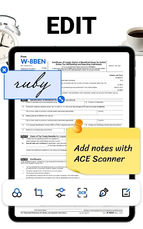 ACE Scanner - PDF Scanner App screenshot