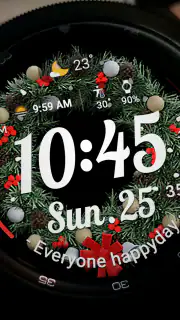 ACRO Happy Christmas Watchface screenshot 2