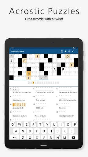 Acrostic Crossword Puzzles screenshot