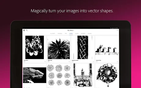 Adobe Capture: Illustrator,Ps screenshot