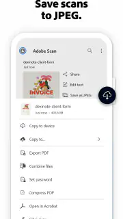 Adobe Scan AI PDF Scanner, OCR screenshot 4