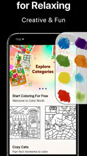 Adult Coloring Book - Bloom screenshot 1