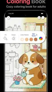 Adult Coloring Book - Bloom screenshot 2