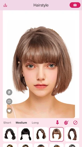 AI Hairstyle Try On・Wigs・Bangs screenshot