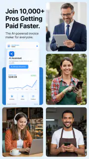 AI Invoice & Estimate Maker screenshot 1