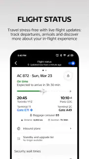 Air Canada + Aeroplan screenshot 3