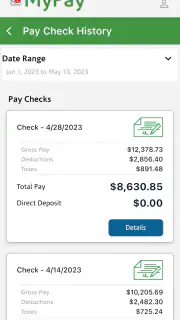 AllianceHCM MyPay screenshot 3