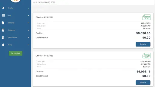 AllianceHCM MyPay screenshot 8