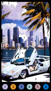 Alpha Color: Men coloring book screenshot 3