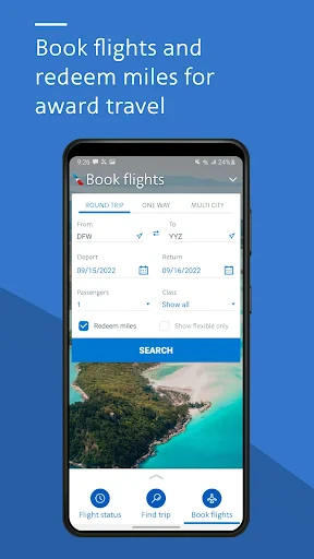 American Airlines screenshot