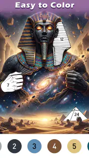 Ancient Color By Number Game screenshot 8