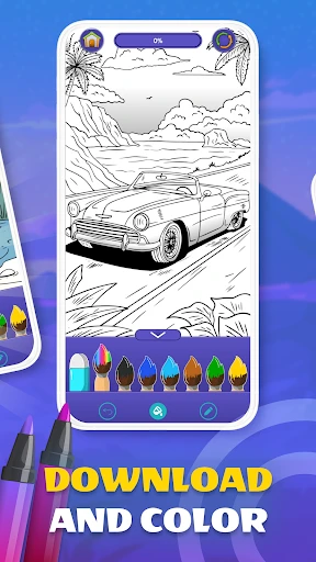 Animal coloring pages screenshot