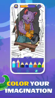 Animal coloring pages screenshot 3