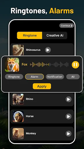 Animal Ringtones screenshot